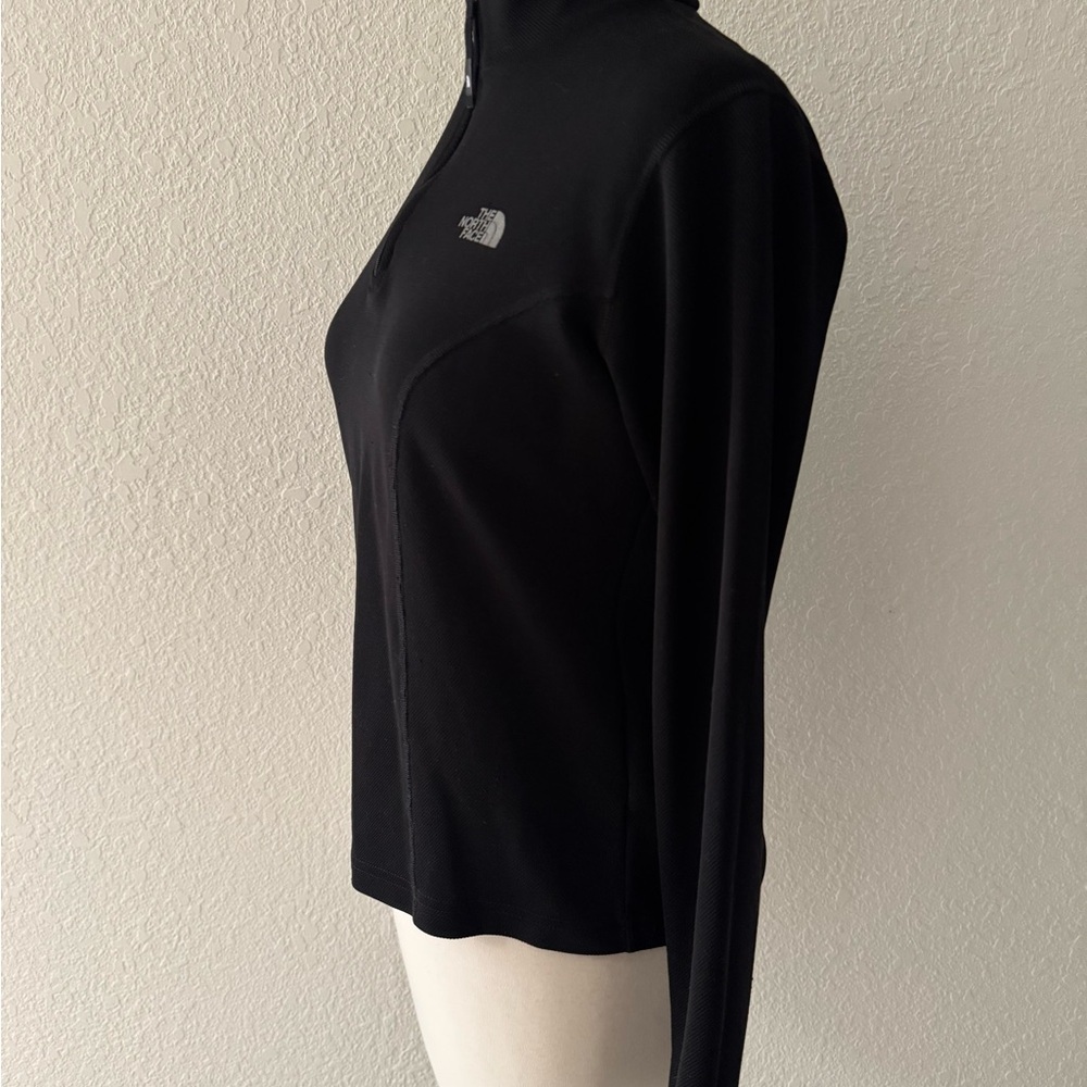 The North Face‎ Vapor Wick 1/4 Zip Pullover Jersey Black **Small EUC - Picture 6 of 12